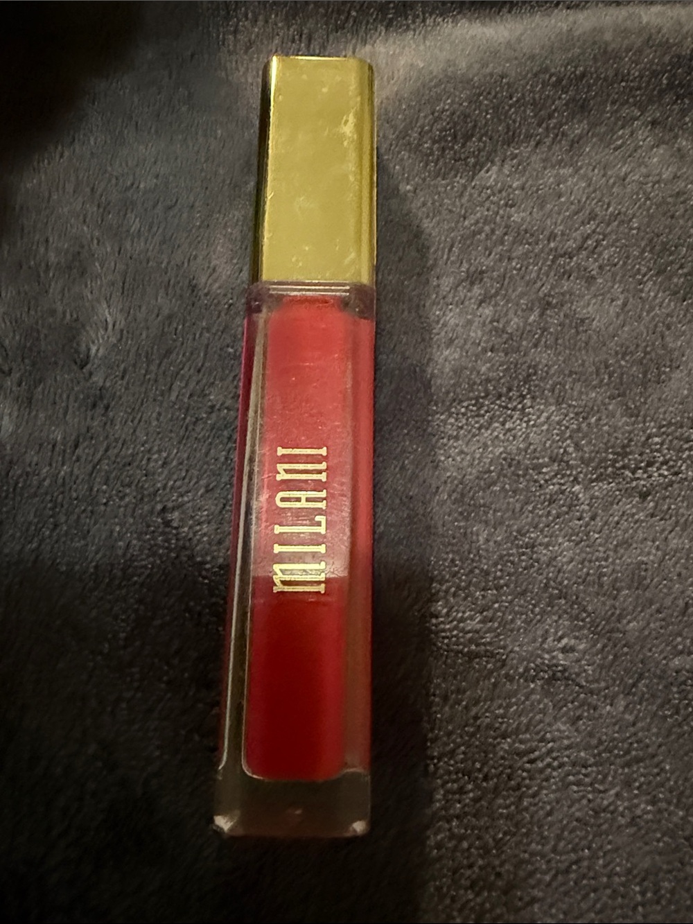 Milani Liquid Lipstick in shade Craze (pink) with Gold Cap